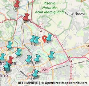 Mappa , 00137 Roma RM, Italia (5.95722)