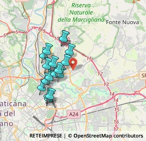 Mappa , 00137 Roma RM, Italia (3.20765)