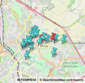 Mappa Via Petrocchi Policarpo, 00137 Roma RM, Italia (1.30947)