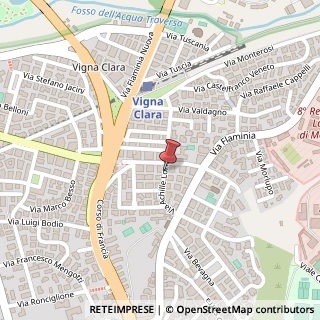 Mappa Via Achille Loria, 7, 00191 Roma, Roma (Lazio)