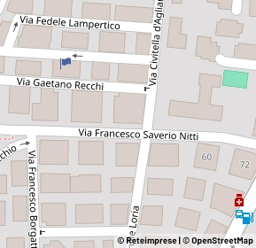 Mappa Via Achille Loria, 00191 Roma RM, Italia (0.06538)