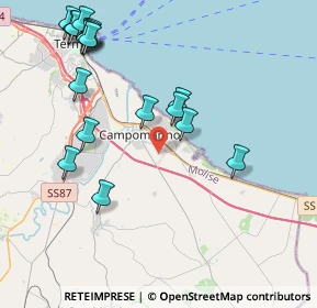 Mappa 86042 Campomarino CB, Italia (5.02556)