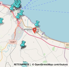 Mappa 86042 Campomarino CB, Italia (6.54765)