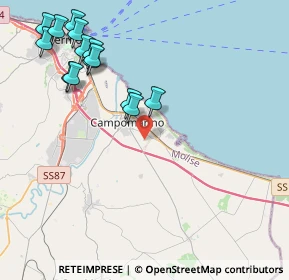 Mappa 86042 Campomarino CB, Italia (5.09714)