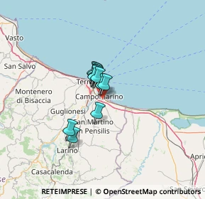 Mappa 86042 Campomarino CB, Italia (7.31636)