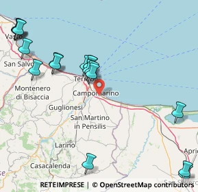 Mappa 86042 Campomarino CB, Italia (21.79611)