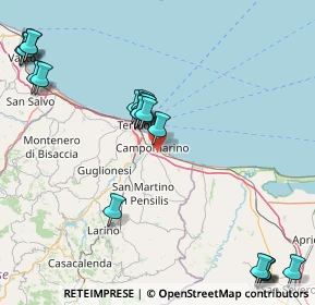 Mappa 86042 Campomarino CB, Italia (21.9235)