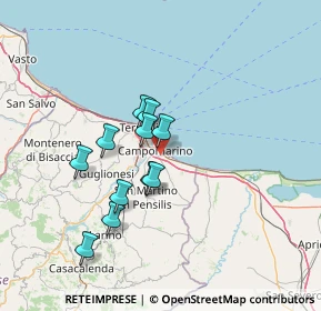 Mappa 86042 Campomarino CB, Italia (11.81545)