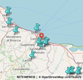 Mappa 86042 Campomarino CB, Italia (23.95533)