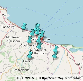 Mappa 86042 Campomarino CB, Italia (11.01615)