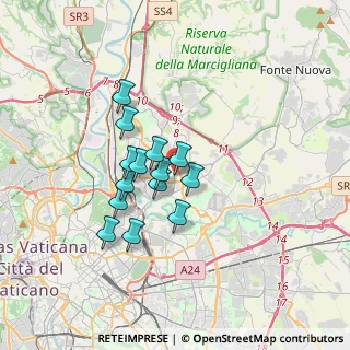 Mappa Via Ludovico di Breme, 00137 Roma RM, Italia (2.75)