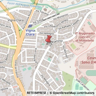Mappa Via Flaminia, 693/C, 00188 Roma, Roma (Lazio)