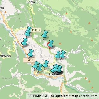 Mappa Contrada Vignola, 00028 Subiaco RM, Italia (2.0845)