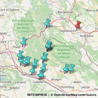 Mappa Contrada Vignola, 00028 Subiaco RM, Italia (16.906)