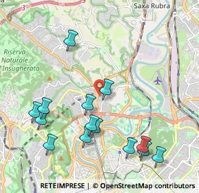 Mappa Via Francesco Saverio Nitti, 00191 Roma RM, Italia (2.41571)