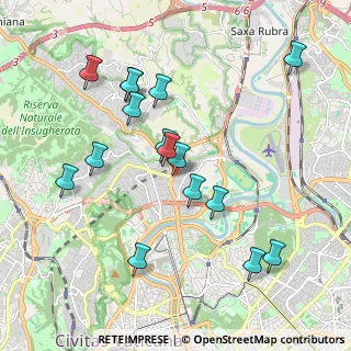 Mappa Via Francesco Saverio Nitti, 00191 Roma RM, Italia (2.1)