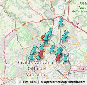 Mappa Via Francesco Saverio Nitti, 00191 Roma RM, Italia (3.29278)