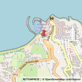 Mappa Via Marina, 6, 71010 Peschici, Foggia (Puglia)