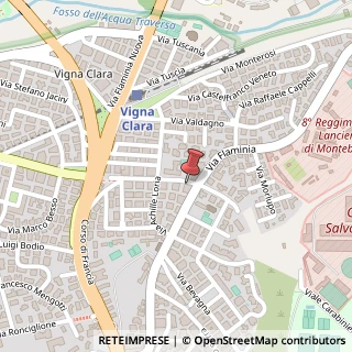 Mappa Via Francesco Saverio Nitti, 72, 00191 Roma, Roma (Lazio)