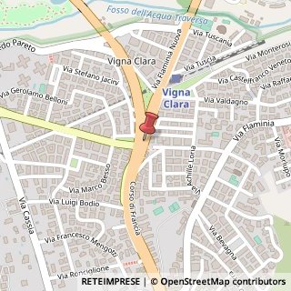 Mappa Via di Villa Severini,  14, 00191 Roma, Roma (Lazio)
