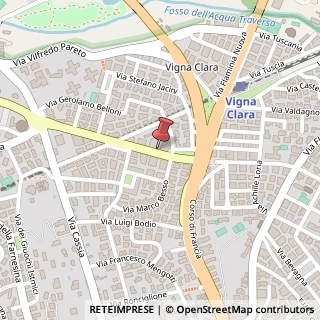 Mappa Via di Vigna Stelluti, 175, 00191 Roma, Roma (Lazio)