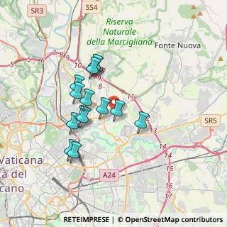 Mappa Piazza Leonardo Sciascia, 00137 Roma RM, Italia (3.16357)