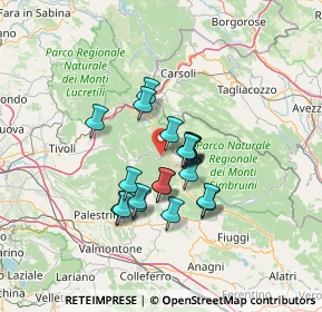 Mappa 00020 Canterano RM, Italia (10.4195)