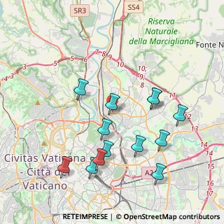 Mappa Via dei Prati Fiscali, 00144 Roma RM, Italia (4.25923)