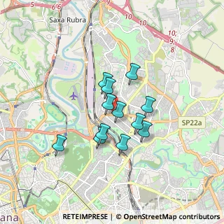 Mappa Via dei Prati Fiscali, 00144 Roma RM, Italia (1.3075)