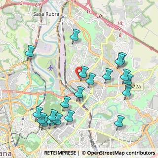 Mappa Via dei Prati Fiscali Vecchia, 00141 Roma RM, Italia (2.5405)