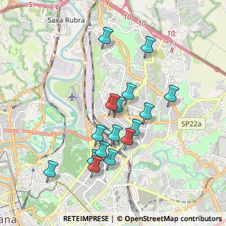 Mappa Via dei Prati Fiscali Vecchia, 00141 Roma RM, Italia (2.01563)