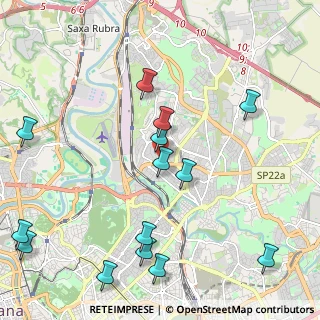 Mappa Via dei Prati Fiscali Vecchia, 00141 Roma RM, Italia (2.74357)