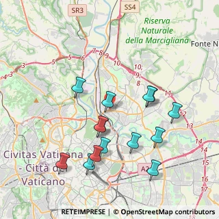 Mappa Via dei Prati Fiscali Vecchia, 00141 Roma RM, Italia (4.13)