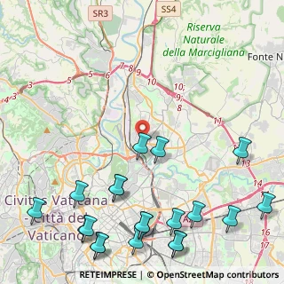 Mappa Via dei Prati Fiscali Vecchia, 00141 Roma RM, Italia (6.471)