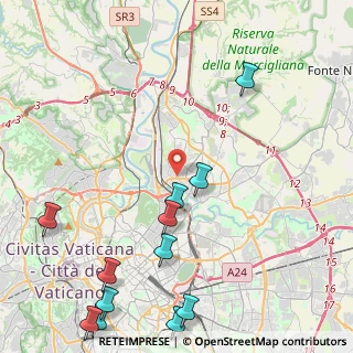 Mappa Via dei Prati Fiscali Vecchia, 00141 Roma RM, Italia (6.2775)