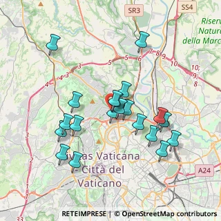 Mappa Via Pompeo Neri, 00191 Roma RM, Italia (3.6625)