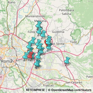 Mappa Via Bruno Pontecorvo, 00012 Roma RM, Italia (6.247)