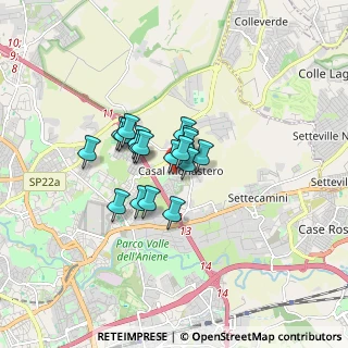 Mappa Via Massimiliano di Palombara, 00131 Roma RM, Italia (1.06778)