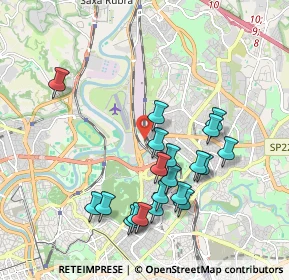 Mappa Via Fiesole, 00138 Roma RM, Italia (2.034)