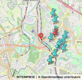 Mappa Via Fiesole, 00138 Roma RM, Italia (2.01231)