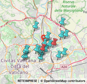 Mappa Via Fiesole, 00138 Roma RM, Italia (3.2265)