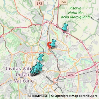 Mappa Via Fiesole, 00138 Roma RM, Italia (4.7625)
