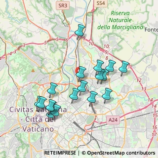 Mappa Via Fiesole, 00138 Roma RM, Italia (3.95778)