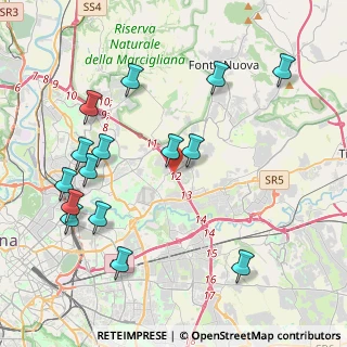 Mappa Via Belmonte in Sabina, 00156 Roma RM, Italia (4.93533)