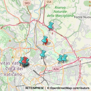 Mappa Viale Jonio- Capraia, 00141 Roma RM, Italia (4.9525)