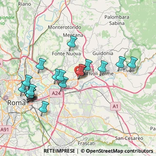 Mappa Via Grazia Deledda, 00012 Guidonia Montecelio RM (8.9075)