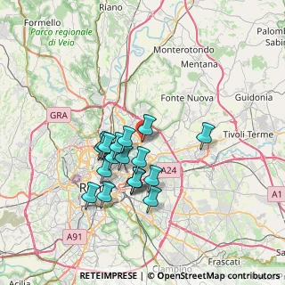 Mappa Via Carlo Lorenzini, 00195 Roma RM, Italia (6.25722)