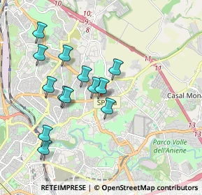 Mappa Via Carlo Lorenzini, 00137 Roma RM, Italia (1.83308)