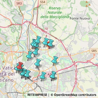 Mappa Via Carlo Lorenzini, 00195 Roma RM, Italia (4.8555)