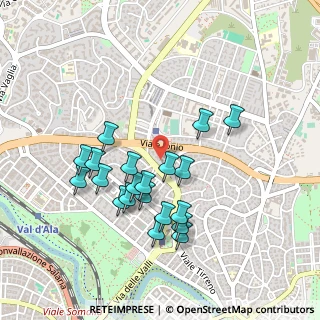 Mappa Via Veglia, 00141 Roma RM, Italia (0.46)